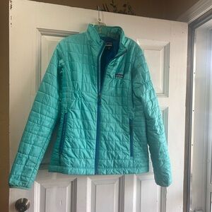 Patagonia Women's Teal Quilted Jacket
